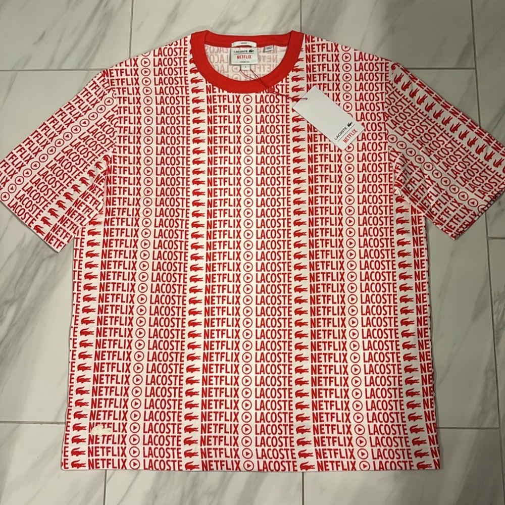 Men’s Lacoste X Netflix Loose Fit T-Shirt